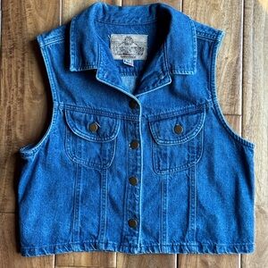 American Vintage Blue Denim Vest